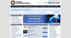 Desktop Screenshot of globallawdirectories.com